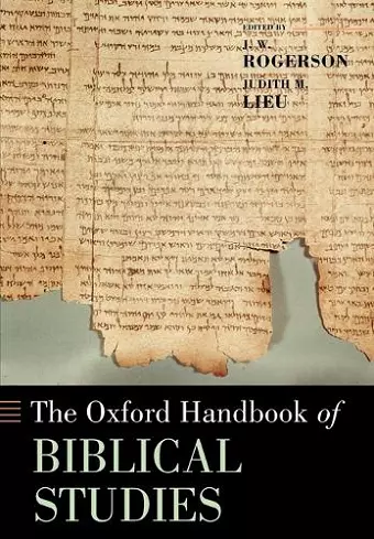 The Oxford Handbook of Biblical Studies cover