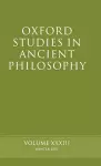 Oxford Studies in Ancient Philosophy XXXIII cover