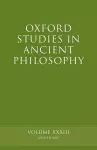 Oxford Studies in Ancient Philosophy XXXIII cover