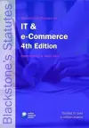 Blackstone's Statutes on IT and e-Commerce cover