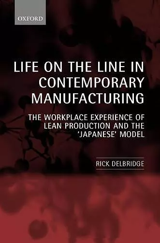 Life on the Line in Contemporary Manufacturing cover