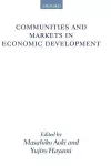 Communities and Markets in Economic Development cover