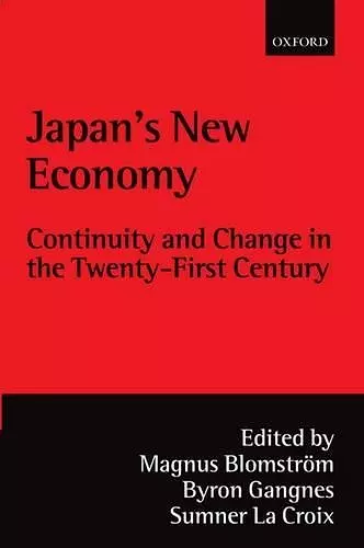 Japan's New Economy cover