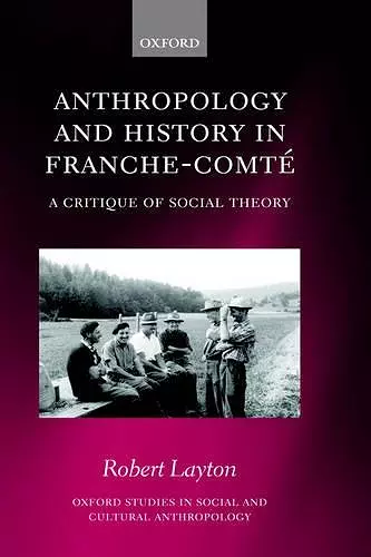 Anthropology and History in Franche-Comté cover