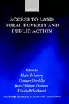 Access to Land, Rural Poverty, and Public Action cover