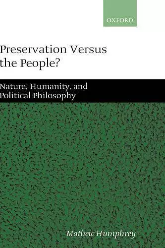 Preservation Versus the People? cover