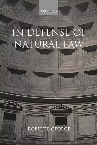 In Defense of Natural Law cover