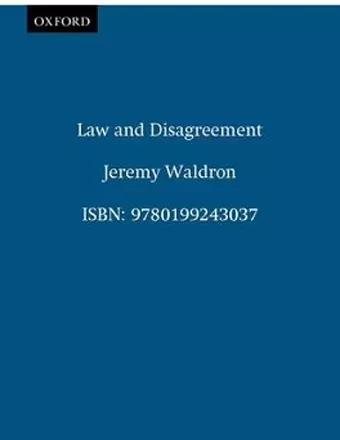 Law and Disagreement cover