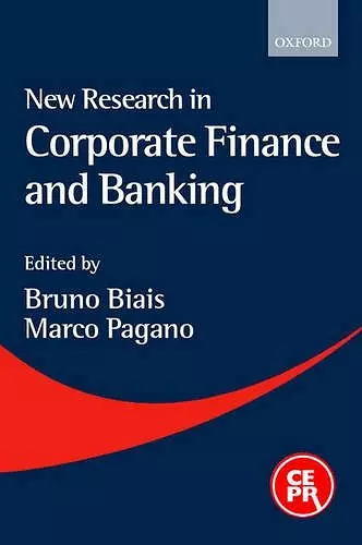 New Research in Corporate Finance and Banking cover