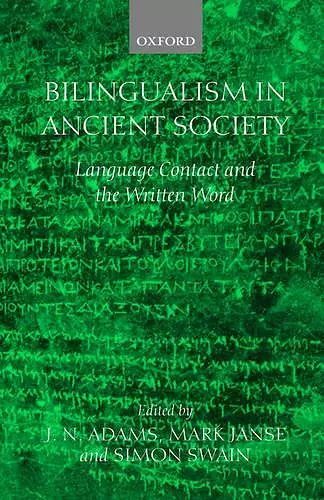 Bilingualism in Ancient Society cover