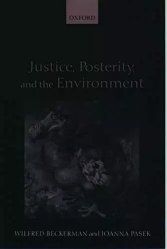 Justice, Posterity, and the Environment cover