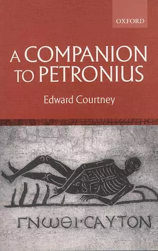 A Companion to Petronius cover