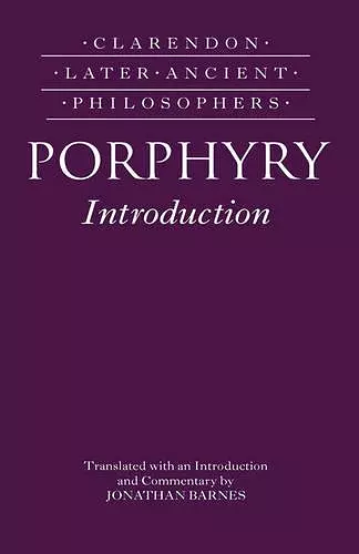 Porphyry's Introduction cover