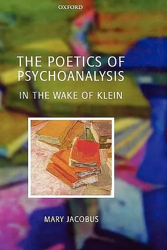 The Poetics of Psychoanalysis cover