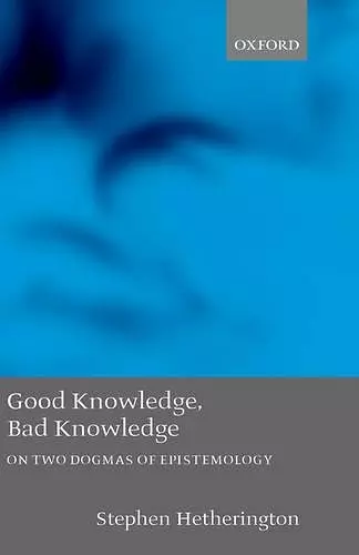 Good Knowledge, Bad Knowledge cover