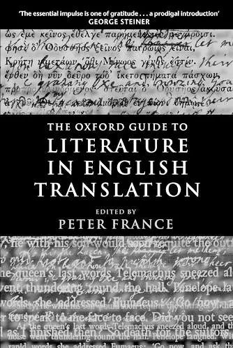 The Oxford Guide to Literature in English Translation cover