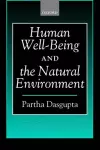 Human Well-Being and the Natural Environment cover