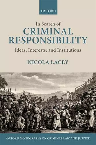 In Search of Criminal Responsibility cover