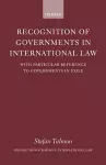 Recognition of Governments in International Law cover