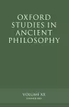 Oxford Studies in Ancient Philosophy Volume XXI cover