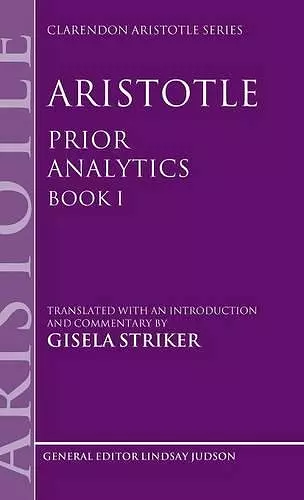 Aristotle's Prior Analytics book I cover