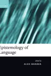 Epistemology of Language cover