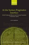 At the Syntax-Pragmatics Interface cover