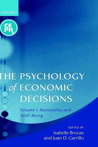 The Psychology of Economic Decisions cover