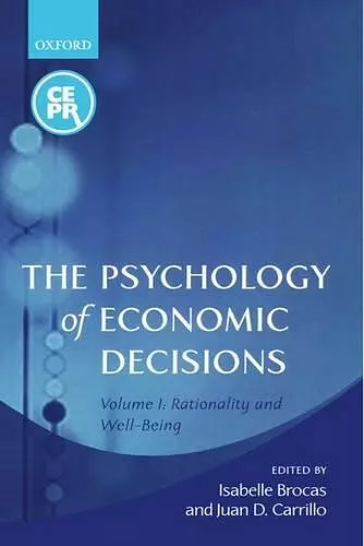 The Psychology of Economic Decisions cover