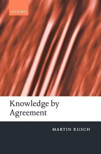 Knowledge by Agreement cover