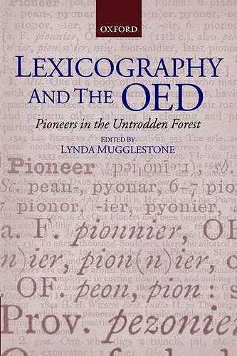 Lexicography and the OED cover