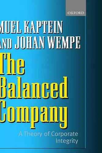 The Balanced Company cover