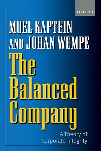 The Balanced Company cover