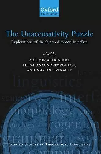 The Unaccusativity Puzzle cover