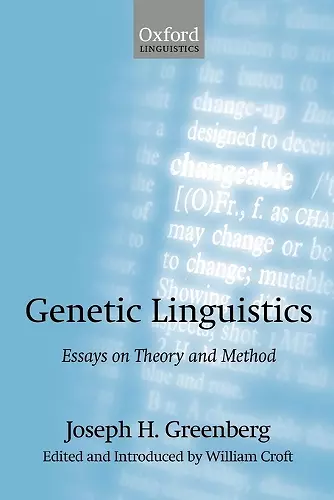 Genetic Linguistics cover