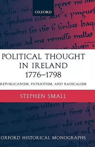 Political Thought in Ireland 1776-1798 cover