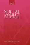 Social Mobility in Europe cover