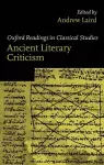 Ancient Literary Criticism cover