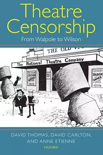 Theatre Censorship cover