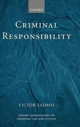 Criminal Responsibility cover