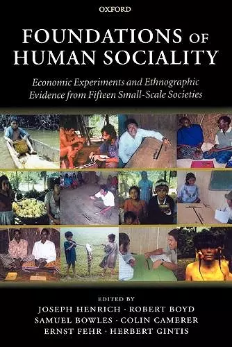 Foundations of Human Sociality cover