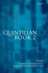 Quintilian Institutio Oratoria Book 2 cover
