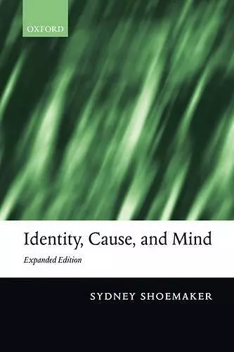 Identity, Cause, and Mind cover