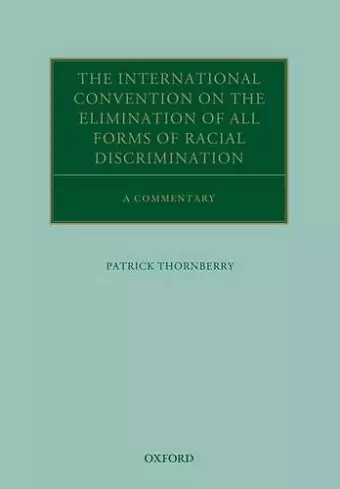 The International Convention on the Elimination of All Forms of Racial Discrimination cover