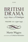 British Drama 1533-1642: A Catalogue cover