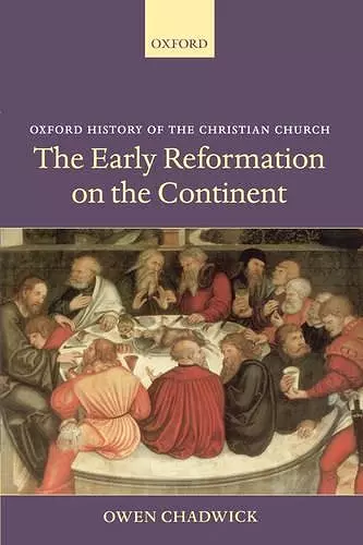 The Early Reformation on the Continent cover