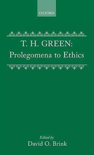 Prolegomena to Ethics cover