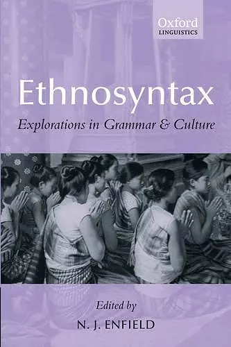 Ethnosyntax cover