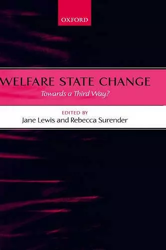 Welfare State Change cover