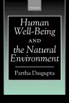 Human Well-Being and the Natural Environment cover